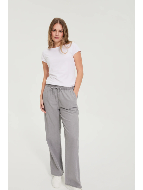 Moodo Bavlnené tričko biele Moodo