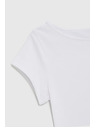 Moodo Bavlnené tričko biele Moodo