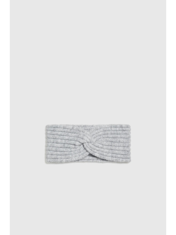 Moodo Pletená sivá čelenka Moodo