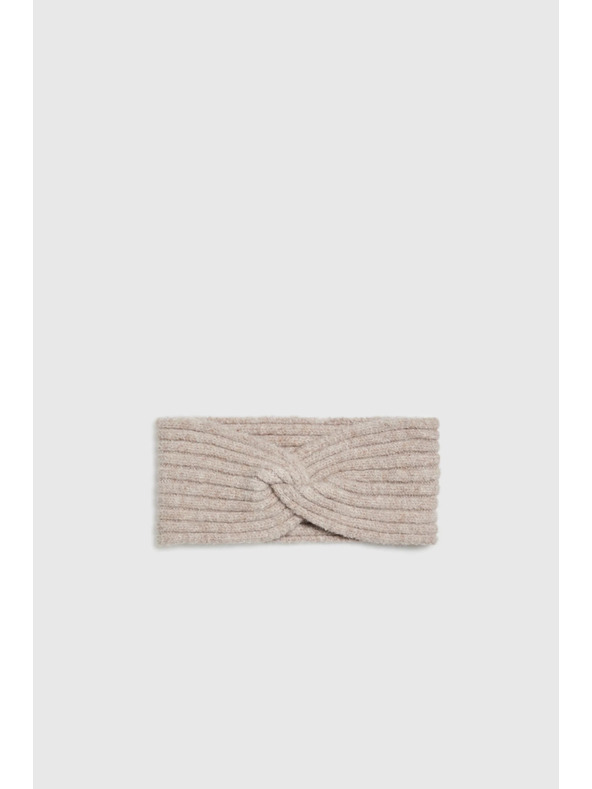 Moodo Pletená ružová čelenka Moodo