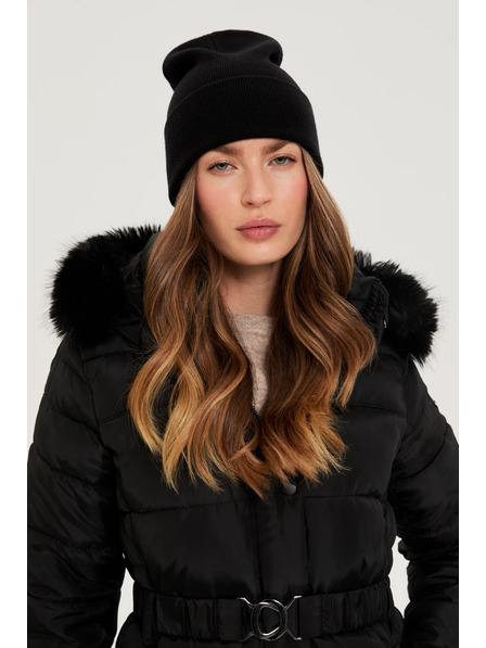Moodo Zimná čiapka čierna Moodo