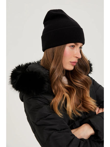 Moodo Zimná čiapka čierna Moodo