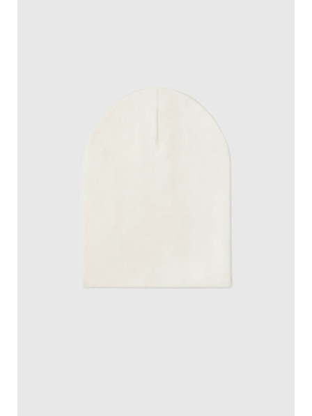 Moodo Hladká čiapka ecru Moodo