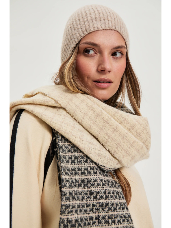 Moodo Čiapka béžová Moodo