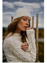 Moodo Zimná čiapka biela Moodo
