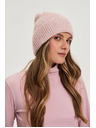 Moodo Pletená ružová čiapka Moodo