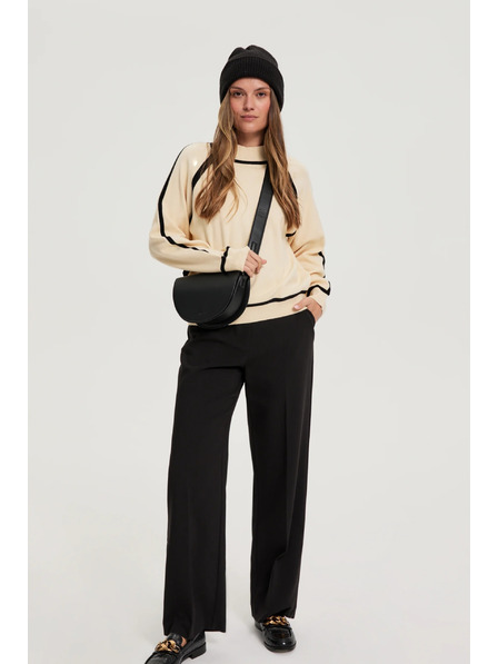 Moodo Čiapka s metalickou niťou čierna Moodo