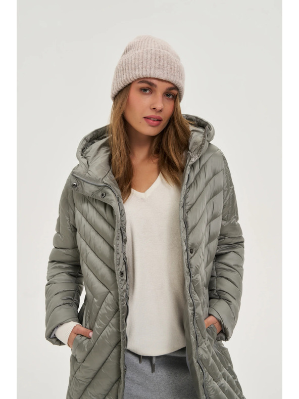 Moodo Čiapka s prímesou vlny béžová Moodo