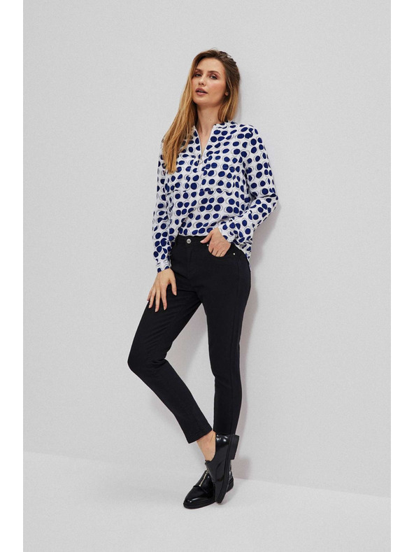 Moodo Grafitové push up džínsy Moodo