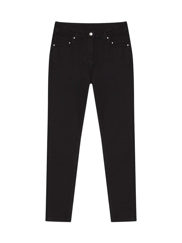 Moodo Grafitové push up džínsy Moodo