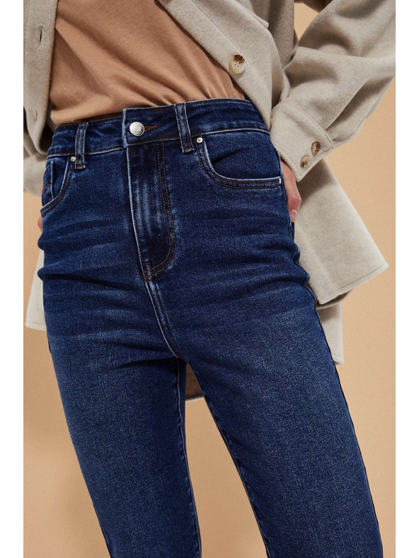 Moodo Džínsy extra high waist Moodo