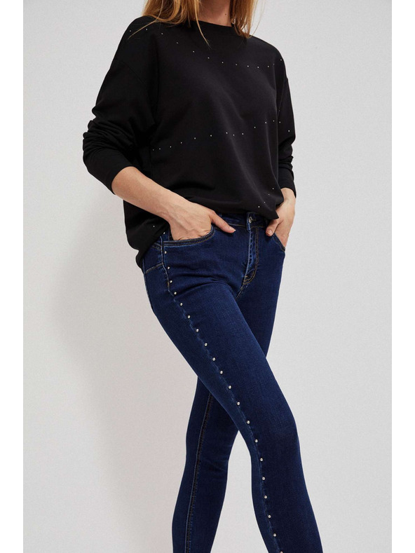 Moodo Džínsy strih rúra s džetmi Moodo