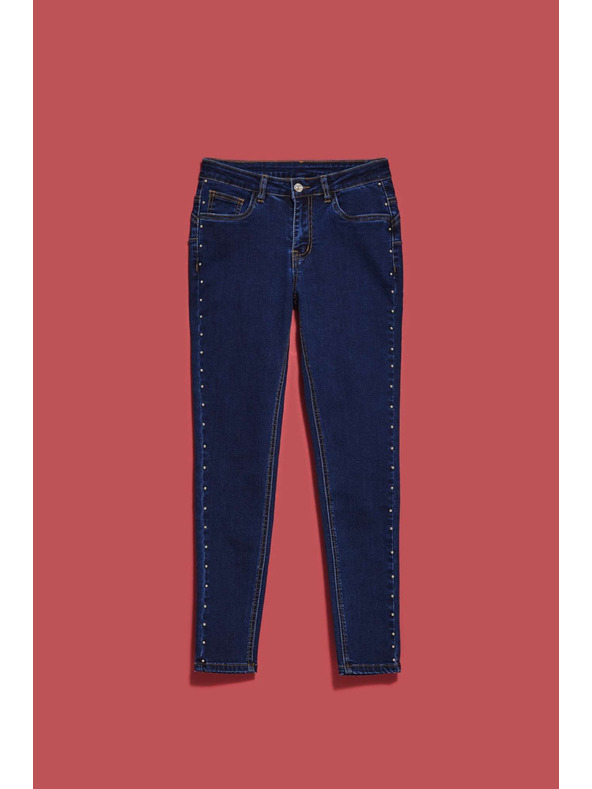 Moodo Džínsy strih rúra s džetmi Moodo