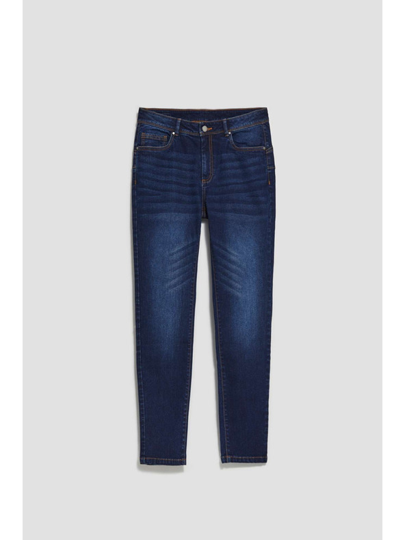 Moodo Úzke džínsy zafírové Moodo