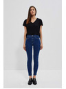 Moodo Džínsy s vysokým pásom modré Moodo