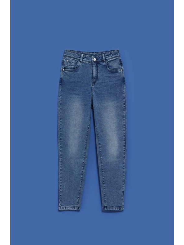 Moodo Džínsové nohavice s vysokým pásom Moodo