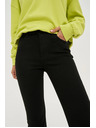 Moodo Čierne zvonové džínsy Moodo