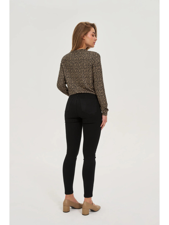 Moodo Úzke džínsy čierne Moodo