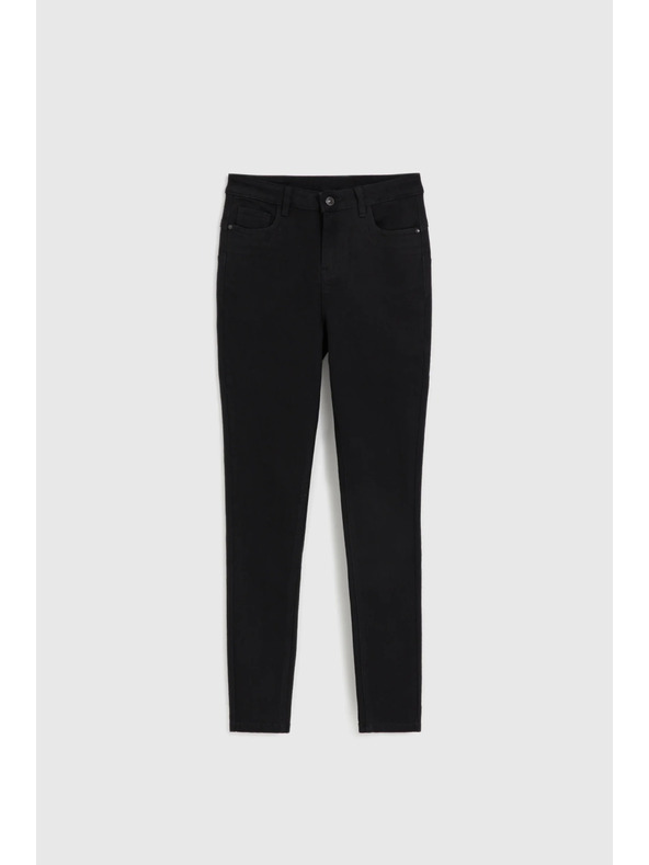 Moodo Úzke džínsy čierne Moodo