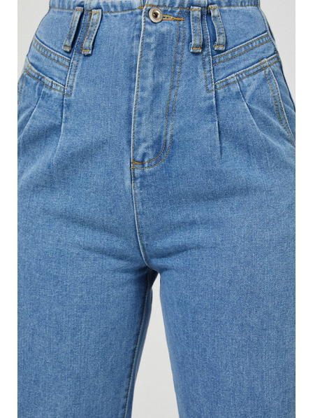 Moodo Džínsy slouchy s vysokým pásom Moodo