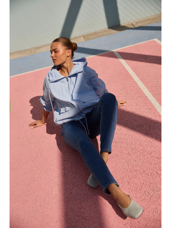 Moodo Úzke džínsy modré Moodo