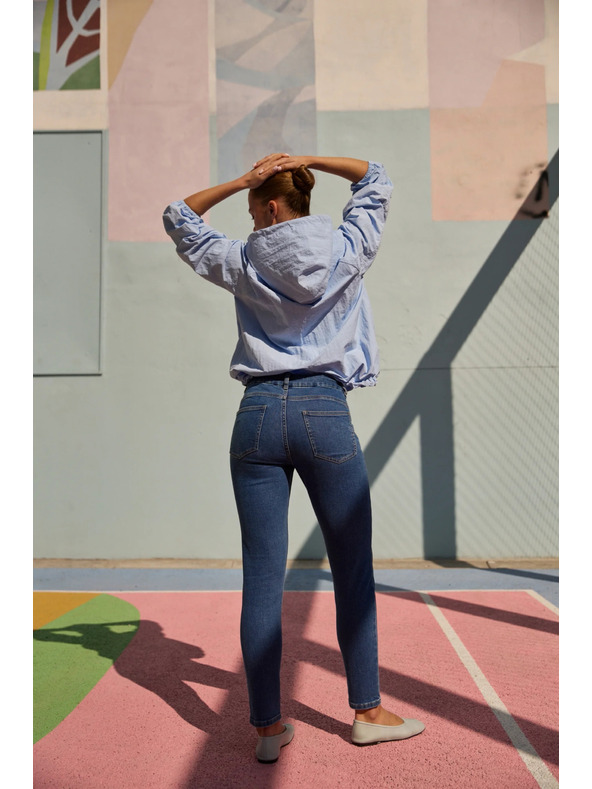 Moodo Úzke džínsy modré Moodo