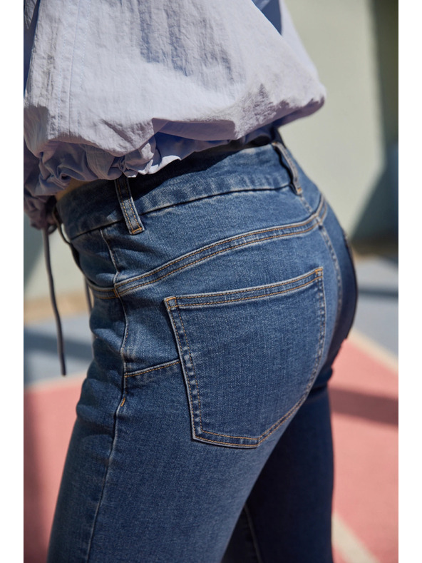 Moodo Úzke džínsy modré Moodo