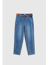 Moodo Modré džínsy s opaskom Moodo