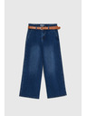 Moodo Džínsy so širokými nohavicami modré Moodo