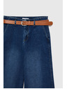 Moodo Džínsy so širokými nohavicami modré Moodo