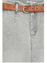 Moodo Džínsy so širokými nohavicami sivé Moodo