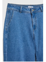 Moodo Džínsy so širokými nohavicami modré Moodo
