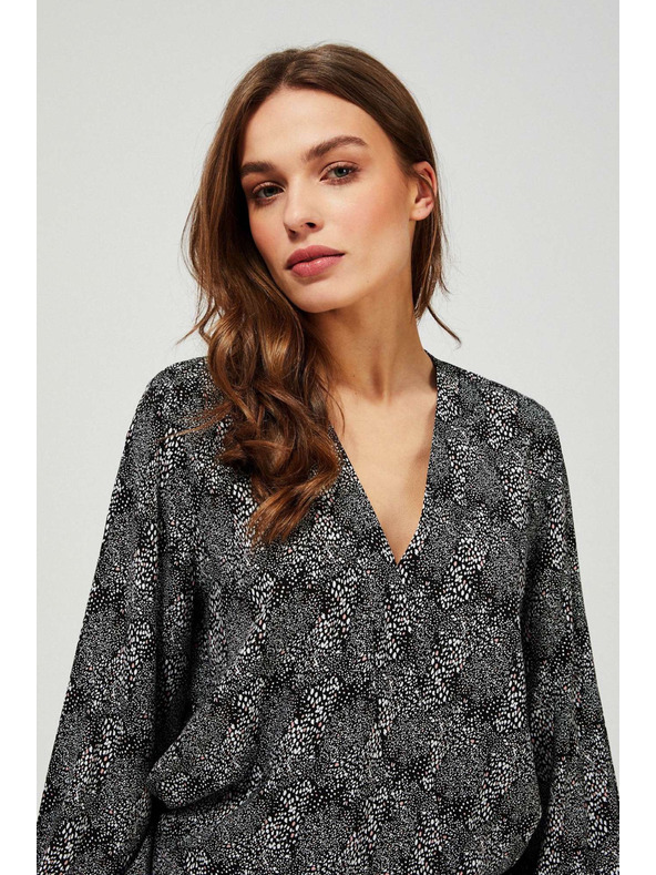 Moodo Košeľa s hlbokým výstrihom Moodo