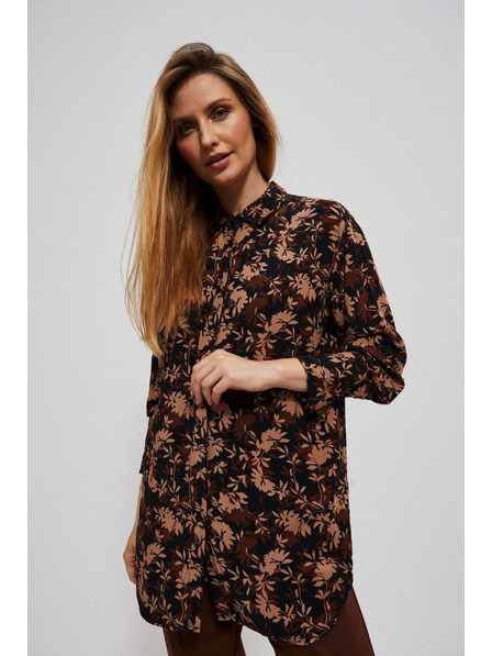 Moodo Košeľa s jesennou potlačou Moodo