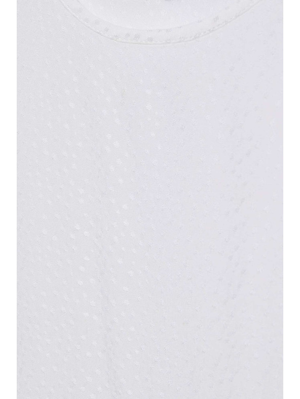 Moodo Perleťová blúzka so zdobenými rukávmi Moodo