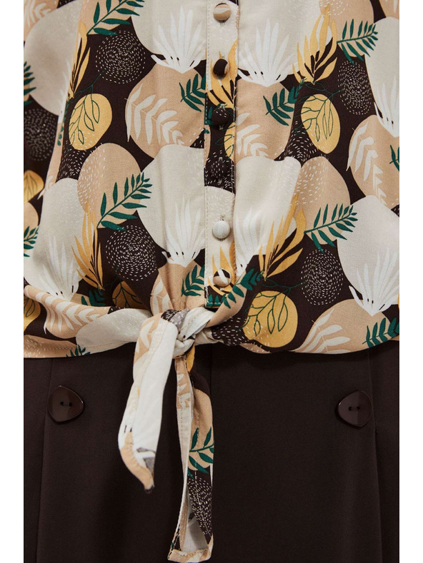 Moodo Košeľová blúzka so zaviazaním Moodo