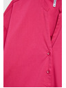 Moodo Fuchsiová košeľa s naberanými rukávmi Moodo