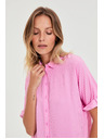 Moodo Ružová pruhovaná košeľa Moodo