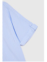 Moodo Svetlomodrá pruhovaná košeľa Moodo