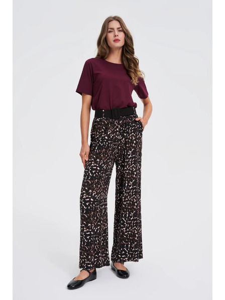 Moodo Hladké vínovej tričko Moodo