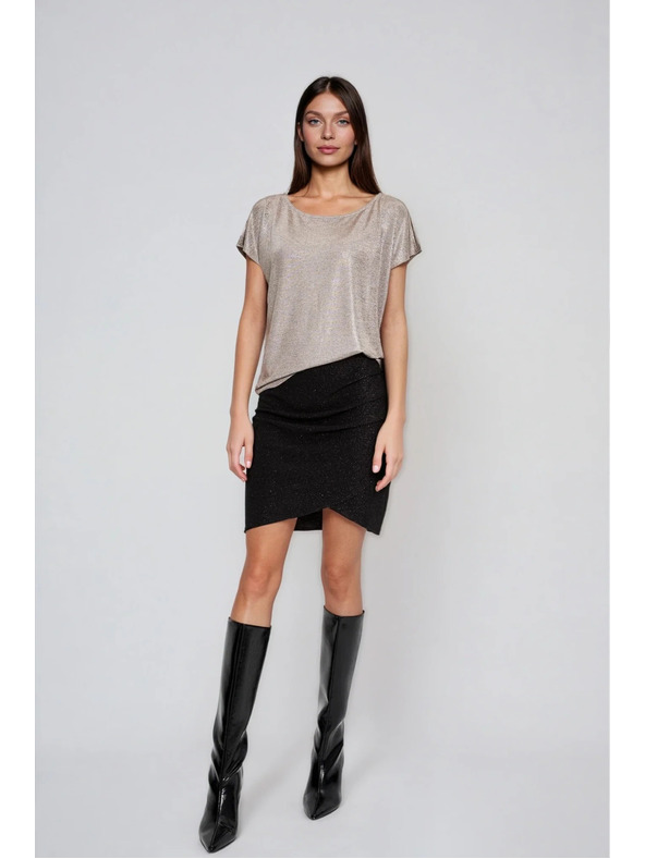 Moodo Lesklý top strieborný Moodo