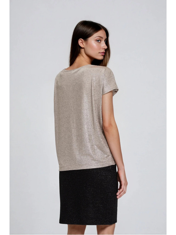 Moodo Lesklý top strieborný Moodo