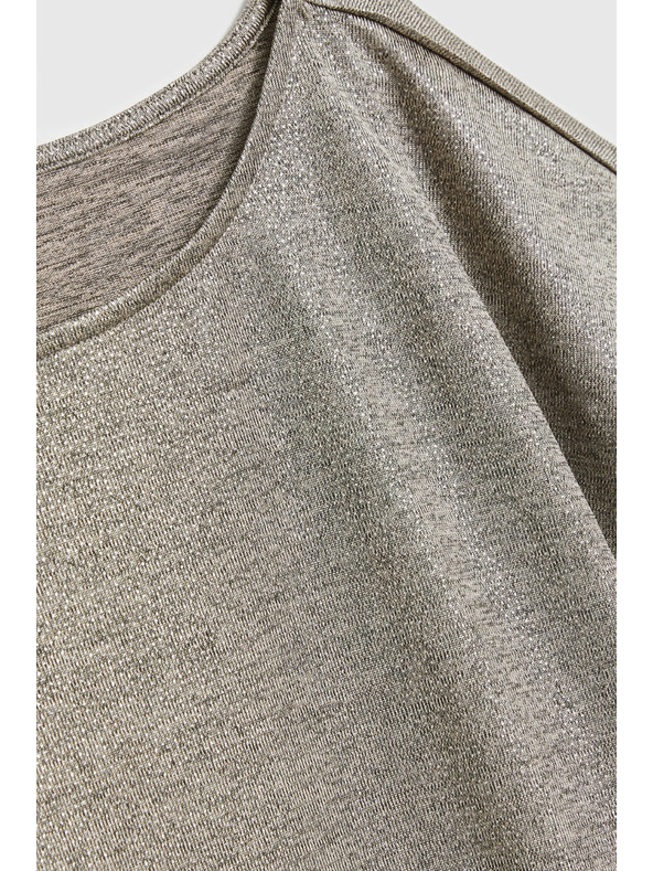 Moodo Lesklý top strieborný Moodo