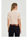 Moodo Béžová blúzka s vreckami Moodo