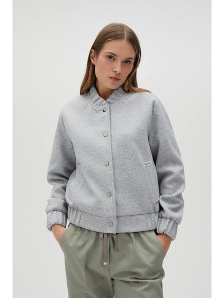 Moodo Sivá bomber bunda Moodo