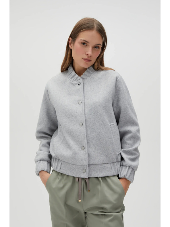 Moodo Sivá bomber bunda Moodo