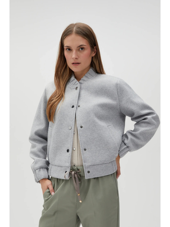 Moodo Sivá bomber bunda Moodo