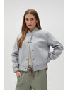 Moodo Sivá bomber bunda Moodo