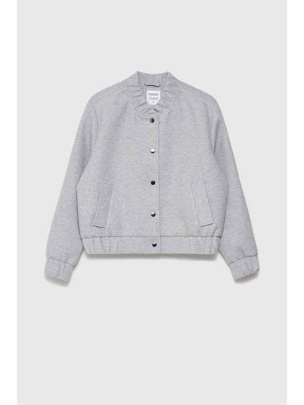 Moodo Sivá bomber bunda Moodo