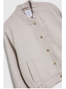 Moodo Béžová dámska bomber bunda Moodo
